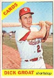 1966 Topps Baseball Cards      103A    Dick Groat TR